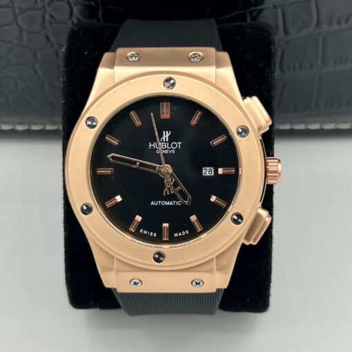 Hublot Premium Classic Leather Silicon Strap Watch