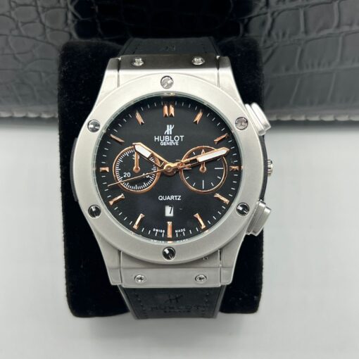 Hublot Premium Classic Leather Silicon Strap Watch