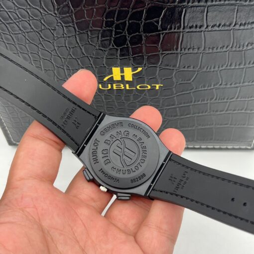 Hublot Premium Classic Leather Silicon Strap Watch - Image 4